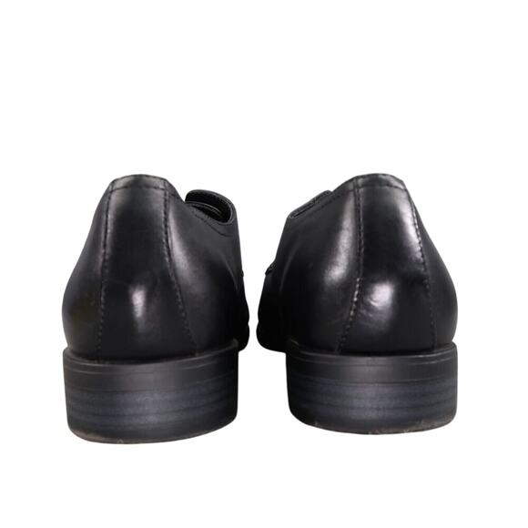 Nordstrom Shoes Men 10 Oxford Derby Dress Formal Leather OrtholiteBlack Classic - Picture 6 of 15